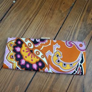 Women's banana republic long silk wallet